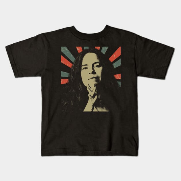 Natalie Merchant || Vintage Art Design || Exclusive Art Kids T-Shirt by Setipixel